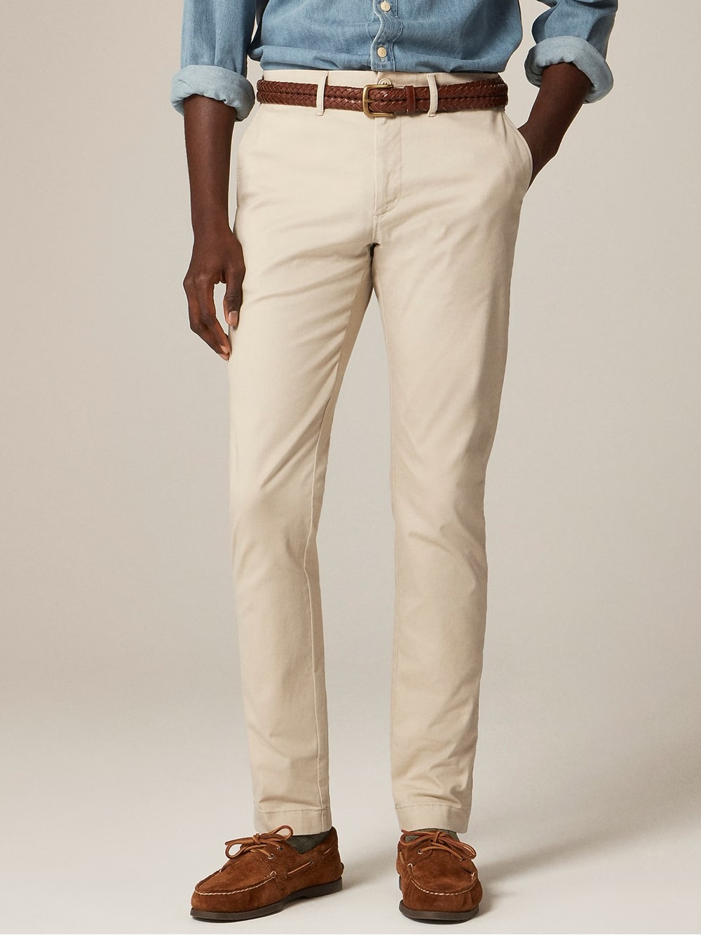 J. CREW Slim-fit stretch‎ chino pant in Weathered Chino Size 30 NWD $98 AR885